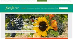 Desktop Screenshot of florafinesse.de