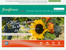 Tablet Screenshot of florafinesse.de